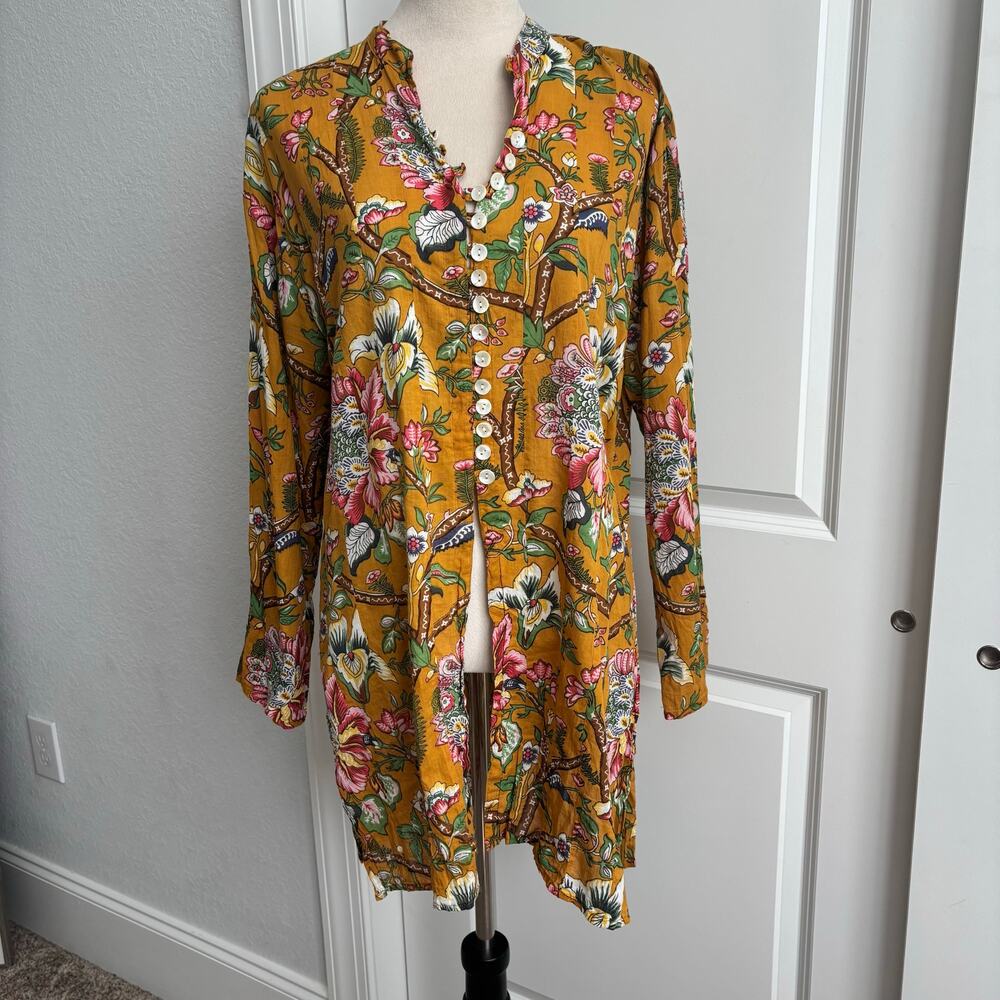 Dolma Sujana Zahara Tunic Blouse Top Size XL Boho Bohemian Lightweight